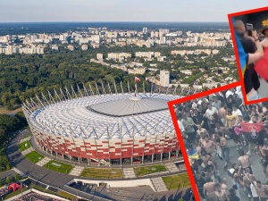 Awantura i flagi UPA na Stadionie Narodowym w Warszawie. Jest zawiadomienie do prokuratury