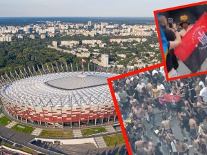Awantura i flagi UPA na Stadionie Narodowym w Warszawie. Jest zawiadomienie do prokuratury