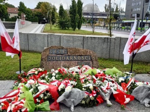 Olsztyn. Uczczono 45. rocznicę powstania NSZZ Solidarność
