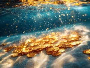 Bezprecedensowe odkrycie. Złoty skarb  uwięziony pod wodą