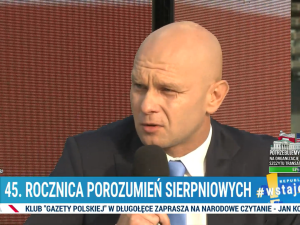 45 lat NSZZ Solidarność. Bartłomiej Mickiewicz: Walka o wolność wiązała się z ogromnymi wyrzeczeniami