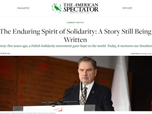 Piotr Duda dla American Spectator: Stańmy razem — Polacy i Amerykanie