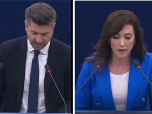 Awantura w Europarlamencie. Ostro między Śmiszkiem a Zajączkowską-Hernik: „Zabieraj partnera i idź na front!”