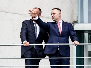 Na profilach kanclerza Niemiec Friedricha Merza nie ma ani śladu po spotkaniu z prezydentem RP Karolem Nawrockim 