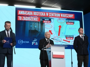 PiS złożył projekt uchwały ws. wywłaszczenia ambasady Rosji