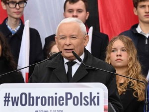 Trwa manifestacja PiS w Warszawie. Kaczyński: Nie dajcie się oszukać