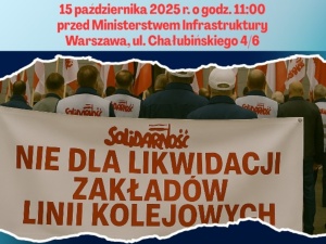 Już jutro pikieta Solidarności pod Ministerstwem Infrastruktury