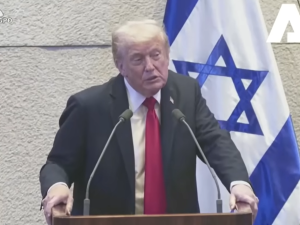 Kocha Izrael tak bardzo.... Zaskakujące słowa Trumpa w Knesecie 