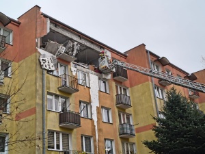 Potężny wybuch gazu w Braniewie. Trwa akcja służb