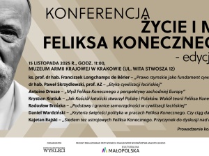 Konferencja o prof. Konecznym w Krakowie. Zapraszamy!