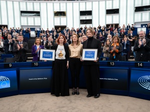 Nagroda Sacharowa 2025. PE uhonorował Andrzeja Poczobuta i Mzię Amaglobeli