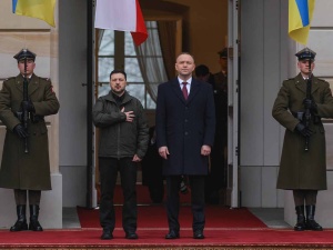 Rozpoczęło się spotkanie Nawrocki-Zełenski