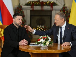 Tusk spotkał się z Zełenskim: Jesteś w Polsce bohaterem