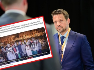 Wpadka radnej KO z Krakowa. Polityk „dokleiła się” do zdjęcia z Trzaskowskim?