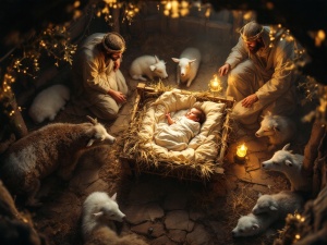 Francuzi murem z Bożym Narodzeniem w przestrzeni publicznej