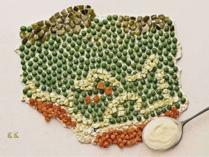 Sałatka jarzynowa - królowa stołów z kryzysowym pochodzeniem