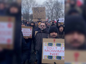 Protesty w Krakowie po wprowadzeniu Strefy Czystego Transportu