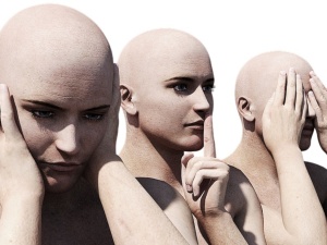 Trzy małpki w Brukseli