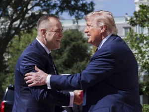 Trwa spotkanie Nawrocki–Trump