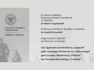 75 lat od zamordowania „Łupaszki”. Msza w intencji Żołnierzy Wyklętych w Bazylice św. Brygidy w Gdańsku