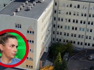 Gizela Jagielska znalazła w Lubaniu nową pracę. Przed szpitalem wybuchł protest