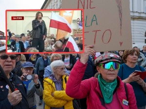 Protest przed Pałacem Prezydenckim. Dwa lata po wyborach skandują... precz z Kaczorem