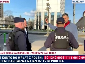Interwencja SKW i policji wobec Rachonia i ekipy TV Republika. Chodzi o nagrania
