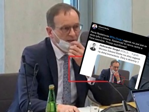 Dziennikarz „Wyborczej” zarzucił wiceministrowi, że nosi złoty zegarek. Takiej odpowiedzi się nie spodziewał