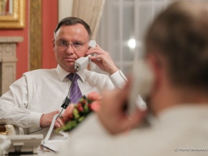 Trwa rozmowa prezydenta Andrzeja Dudy z Joe Bidenem i pozostałymi przywódcami B9