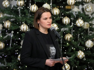 Cichanouska chwali się na TT spotkaniem z Tuskiem. „Szkoda, że ta pani nie okazała się równie lojalna wobec Polski, przemawiając w PE