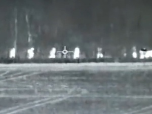 [WIDEO] Atak białoruskich służb. Straż Graniczna publikuje nagranie z kamery termowizyjnej