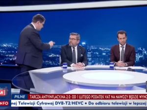 [wideo] Awantura w „Minęła 20”. „Rodziców pan mi obrażać nie będzie!” Poseł PiS wyszedł ze studia po słowach posła PO