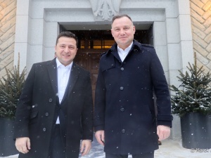Prezydent Zełenski: Jestem wdzięczny polskiemu narodowi i prezydentowi Dudzie za wsparcie