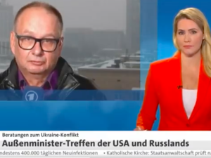 Korespondent ARD w Moskwie uważa, że szwedzkie czołgi na szwedzkiej wyspie są zagrożeniem dla Rosji. Czołgi. Na wyspie