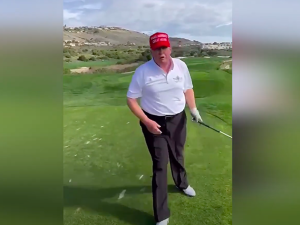Nagranie z Donaldem Trumpem podbija internet. Jasna deklaracja byłego prezydenta? [WIDEO]