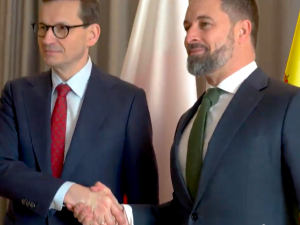 Kongres w Madrycie. Szef Vox zabrał głos po spotkaniu z Mateuszem Morawieckim
