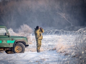 Strzały pod polsko-białoruską granicą. Pocisk upadł obok posterunku Straży Granicznej