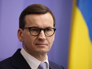 Morawiecki na Ukrainie: „Jestem tutaj, by zamanifestować jedność Polski z państwem ukraińskim”