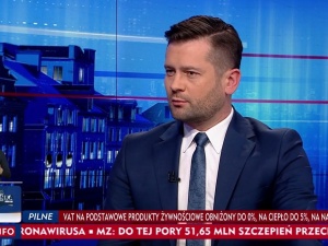 Bortniczuk głosował ws. ustawy covidowej podczas wywiadu w TVP. Teraz zabiera głos