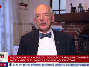 Zaskakujące słowa Korwin-Mikkego na antenie TVP info. Zapytano o Ukrainę [WIDEO]