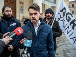 Agrounia protestuje. Minister rolnictwa: Kołodziejczak chce zrobić z siebie bohatera i startować w wyborach