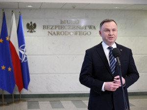Prezydent Andrzej Duda rozmawiał z Wołodymyrem Zełenskim. „Rosjanie zaczęli bombardowanie miasta”