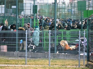Na przejściu w Medyce Kameruńczycy, Pakistańczycy. Każdy mówi, że studiuje