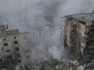 Zobacz szokujące nagrania. Chińskie media pokazały skutki rosyjskich bombardowań obiektów cywilnych