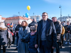 Morawiecki: Kiedy pomagamy Ukraińcom, to walczymy o polską niepodległość