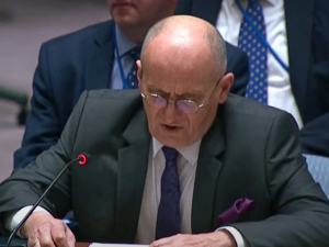 Zbigniew Rau na forum ONZ: Działania Rosji na Ukrainie stanowią akt państwowego terroryzmu