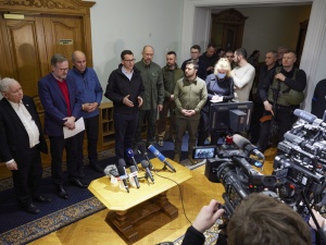 „Wiązało się to dla nich z wielkim ryzykiem”. Niemieckie media pod wrażeniem wizyty szefów państw w Kijowie
