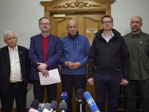 Piotr Müller: Delegacje Polski, Słowenii i Czech po wizycie w Kijowie wróciły bezpiecznie na teren naszego kraju