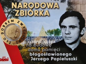 Cegiełki na Muzeum bł. ks. Jerzego Popiełuszki
