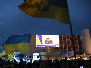 Mocne wystąpienie Zełenskiego w Knesecie. „Odpowiedź obciąża wasze sumienia”
